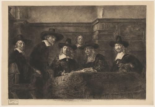 Impression d'affiches toile Karl Köpping portrait Rembrandt Les maîtres de l'acier 60x90cm