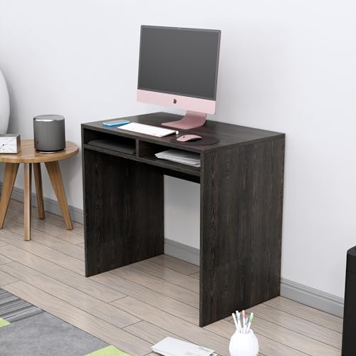 Image of Bniture Wooden Study Table for Home | Engineered Wood Laptop Study Table | Multi Purpose Office Desk for Laptop, Computer, Writing | Table for Study | Workstation Home & Office | Flower Wenge