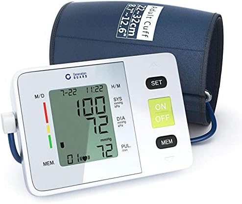 Digital Blood Pressure Monitor | Automatic Upper Arm Cuff | Case Included | Precise Clinical Reporting at Home | Store Up to 90 Readings