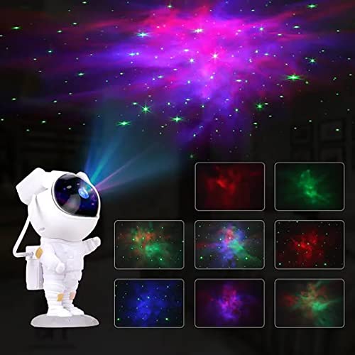 Astronaut Star Galaxy Projector Light - With Timer And Remote, Astronaut Night Sky Projector, Space Buddy Projector, Night Light Projector For Kid Adults, Room Decor #TOP2