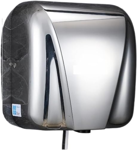 Automatic High Speed Hand Dryer, Wall Dryer Machine 304ss Induction Automatic Hand Dryer for Commercial for Toilets CommercialHousing(Mirror)