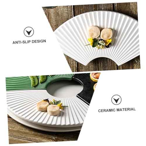 Plato de cerámica blanco para sushi KICHOUSE miniatura 4
