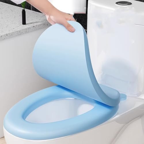 CashMuch Asiento de inodoro resistente con un enfoque en la comodidad; equipado con mecanismo de cierre suave y diseño innovador fácil de limpiar