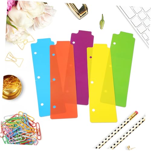 Languette à onglets DOITOOL pour réparer et diviser votre carnet de notes et cahier d'école - 4
