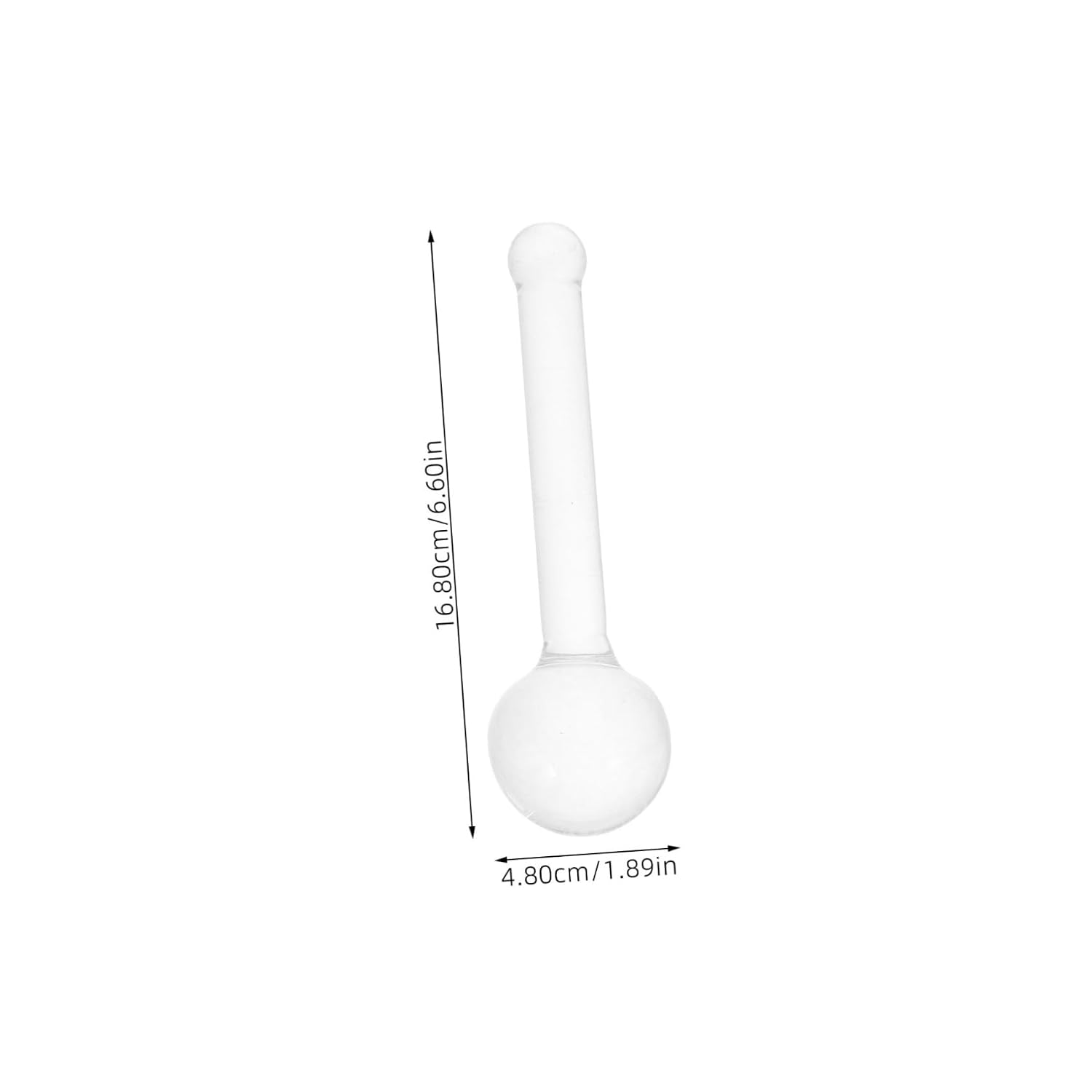 VALICLUD Transparent Grinding Pestle Multifunctional Non Slip Tool for Mixing Paints and Grinding Minerals Labs and Pharmacies Ergonomic Design with Construction for Durability