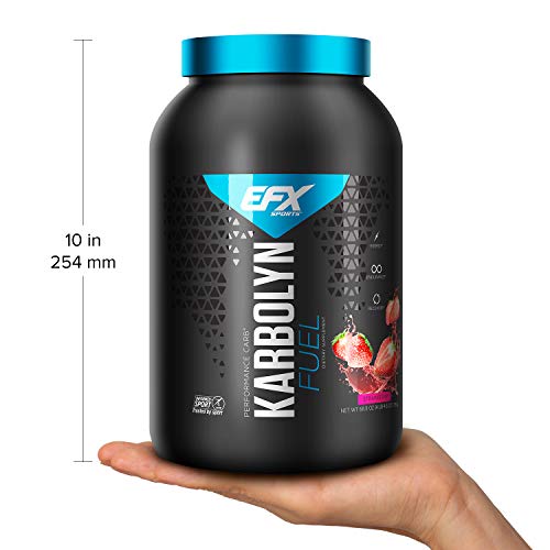 Efx Sports Karbolyn Fuel | Pre, Intra, Post Workout Carbohydrate Supplement Powder | Carb Load, Energize, Improve & Recover Faster | Easy To Mix | Strawberry (4 Lb 4.8 Oz)… #TOP2