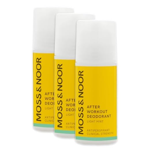 After Workout Deodorant Light Mint 3 pack (3 x 60 ml)