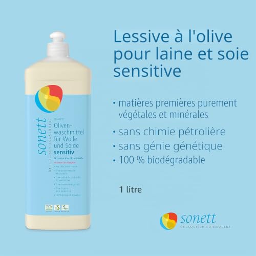 SONETT Sonett Olive Lessive pour laine et soie Sensitiv, 1 L – vue 2