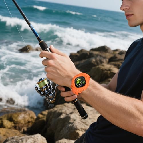 ISABAKE Etui ochronne do Garmin Instinct 3 45mm Miękki zderzak z TPU