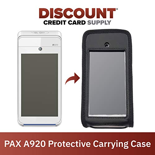 PAX A920 Credit Card Terminal Carrying Case with Shoulder Strap, Black2