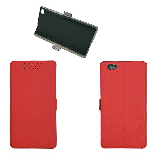 QiongniAN Custodia per Huawei P8 Lite ALE-TL00 ALE-L21 ALE-CL00 ALE-L02 ALE-UL00 ALE-L04 Custodia Case Cover Red