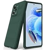 BonYonka Cover in Silicone per Xiaomi Redmi Note 12 Pro 5G, Verde