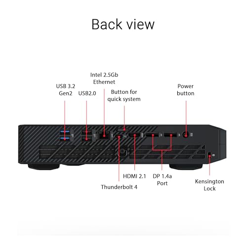 ASUS NUC 14 Performance Barebone, Intel 14th Gen Core Ultra 9 185H, RTX 4070, 64GB DDR5 Support by ASUS - Image 3