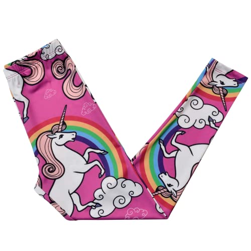 Jxstar Rainbow Leggings Leggins For Winter Pants Kids Unicorn 130 #TOP3