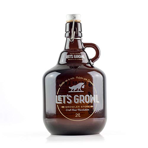 Growler Vidro 2L - Let`s Growl