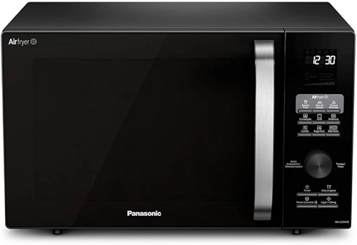 Micro-ondas 30 Litros Panasonic CD89NBRUN com Função Air Fryer, Grill e Convecção Preto 110V