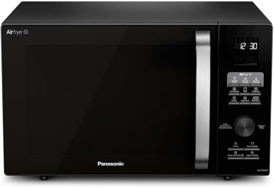 Panasonic Micro-ondas Air Fryer 30L Preto NN-CD89NBRUK 220v