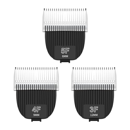 3F+4F+5F Flash Clipper Professional Detachable Replacement Blades Compatible with Kenchii Flash Clipper Blade 3 Pack