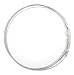 ALL in ONE 10pcs Steel Wire Choker Necklace Screw Clasps (Silver)