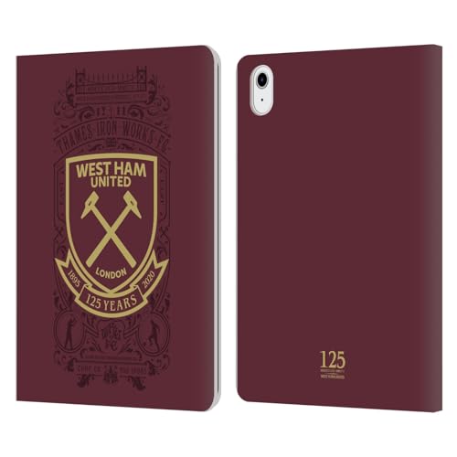 Coque portefeuille iPad Air protège écran rayures West Ham United FC