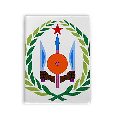 Carnet de notes emblème Djibouti, l'élégance d'une couverture souple premium