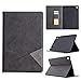 Produktbild Miagon Smart Hülle für Samsung Galaxy Tab S5e T720 {10.5"},Pu Leder Geschäft Retro Schutzhülle Case Cover mit Auto Schlaf/Wach Kartensteckplatz Ständer Funktion,Schwarz