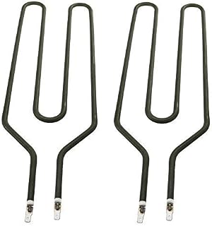 First4Spares Replacement 2 Spade Connector Heater Element Twin Pack for Unidare Storage Heaters - 850w
