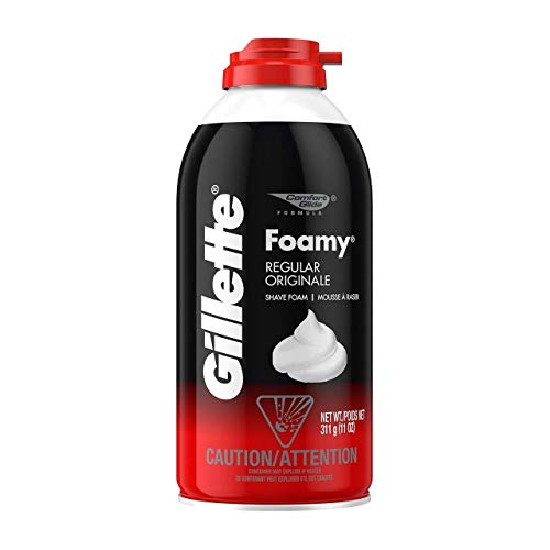 Gillette Foamy Shave Foam Original 11 Ounce (325ml) (2 Pack)