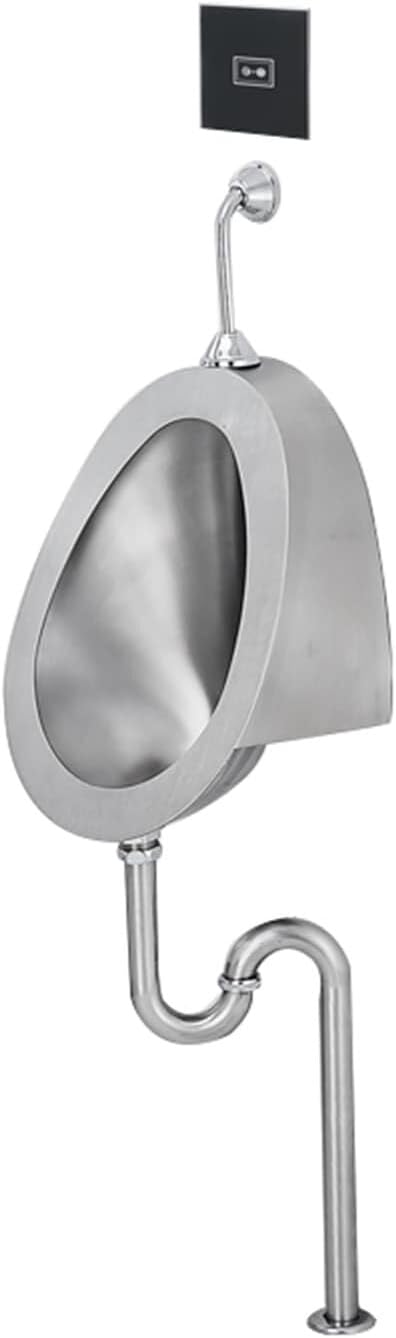 304 Stainless Steel Wall-Mounted Automatic Sensor Urinal For Men, Deodorant Anti-Clog Public Toilet Urinal, Flush Valve Options