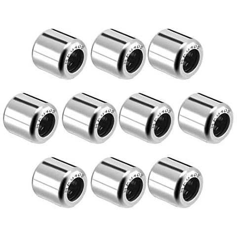 sourcing map 10Stücke HK0408 Gezogene Schalen Nadellager 4mm Bohrung Dmr 8mm OD 8mm Breite DE de Cover