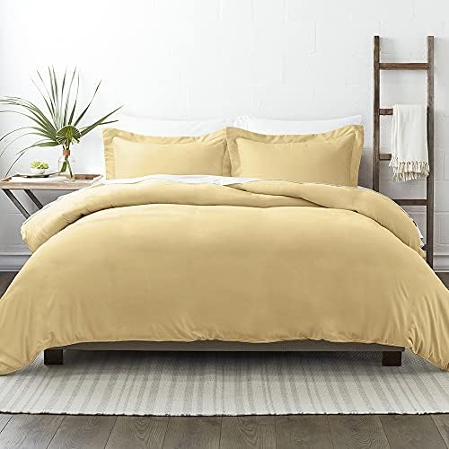 Becky Cameron Duvet Cover Set, King, Gold