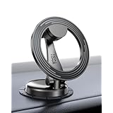 YOSH スマホホルダー 車 マグネット MagSafe対応 [亜鉛合金製] マグセーフ 車載ホルダー スマホスタンド iphone 携帯スタンド 車用 折りたたみ 片手操作 磁力強化 超強力 3M粘着シール 360度自由回転 iPhone 16/15/14/13/12シリーズ&すべてのスマホ対応 亜鉛合金インダストリアル