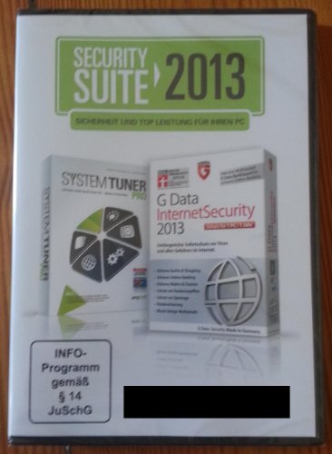 G DATA InternetSecurity 2013, 1Y, 1PC, Box - Seguridad y antivirus (1Y, 1PC, Box, Caja, 1 Año(s), 512 MB, DVD-ROM, Windows 7 (32/64bit) Windows Vista (32/64bit) Windows XP SP2 (32bit), PC)