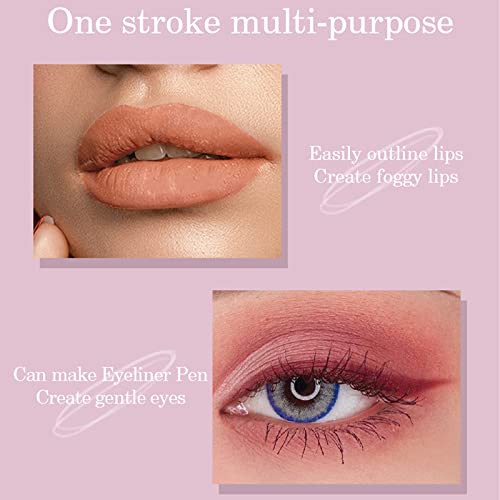 Domality 12 Colors Lip Liner Pencil Set With 3 Pencil Sharpeners, 12Pcs High Pigmented And Creamy Color Slim Lip Liner Pens, Smudge Proof & Waterproof Formula With Long Lasting All Day #TOP2