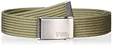 Buckle with teeth Fjällräven Merano Canvas Belt, Light Khaki, 1 Size