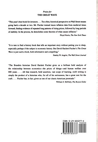 The Great Wave: Price Revolutions and the Rhythym of History