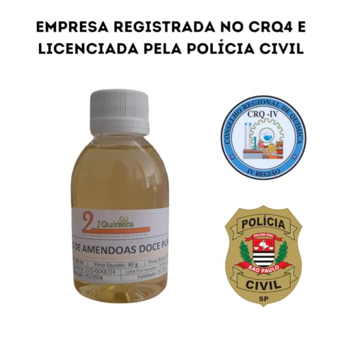 Óleo de Amêndoas Doce 100% Puro Hidratação Natural para Pele e Cabelos – 100ml