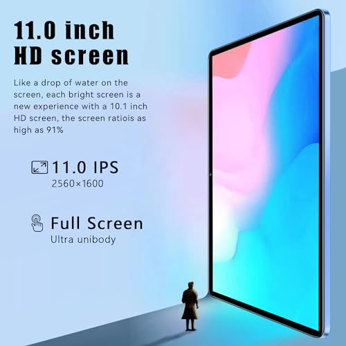 DIVENT-S23Tablet, 16GB de RAM + 512 GB de ROM, tela de 11.0polegadas, câmera frontal de 16 megapixel
