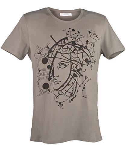 Versace Collection Printed Grey Short Sleeve T-Shirt (Medium )