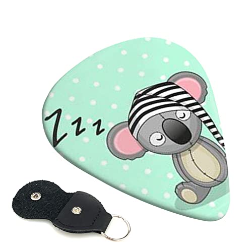 Lot de 6 médiators Koala endormi pour guitare acoustique, guitare électrique, basse, ukulélé – fins, moyens et épais. - Les Beatles, Paul McCartney, John Lennon, RIngo Starr, George Harrison Lot de 6 médiators Koala endormi pour guitare acoustique, guitare électrique, basse, ukulélé - fins, moyens et épais.