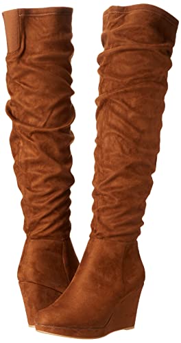 Chinese Laundry Women's Larisa Suedette Knee High Boot, Honey Brown, 6 #TOP6