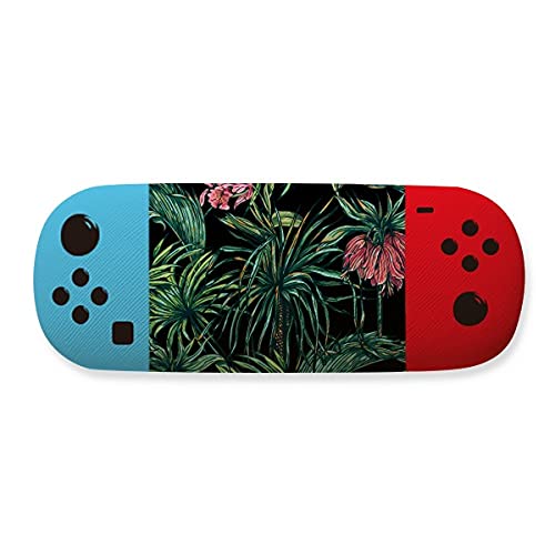 Étui de rangement pour lunettes de vue et soleil motif fleurs