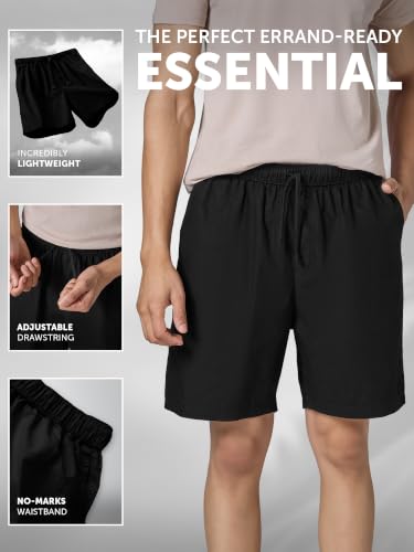 Image of XYXX Zen Solid Shorts for Men with Side Pockets and Drawstring |Relaxed Fit Shorts