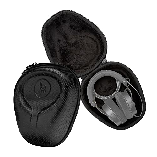 Knox Gear Headphone Case Hard Shell Case - Hardshell Case for Headphones - Hard Headset Case with Zipper - Universal Hard Case for JBL, Bose, Sony & More - Compact Headphone Case Travel Headphone Case