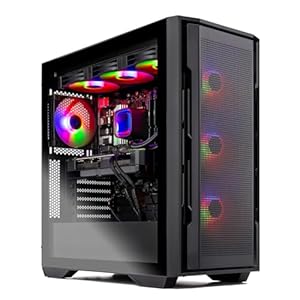 Skytech Gaming Rampage Gaming PC, AMD Ryzen 7 7800X3D 4.2GHz, NVIDIA RTX 5060 Ti 16GB, 1TB Gen4 NVMe SSD, 32GB DDR5 RAM 6000, 850W Gold ATX 3 PSU, 360 ARGB AIO, Wi-Fi, Win 11, Desktop