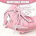 Jundetye Baby Lounger Cover for Boys Girls, Reversible Baby Nest Cover, Adjustable Baby Lounger Replaceable Cover for Infant Newborn, Portable and Machine Washable, Cotton Pink Rose Cover Only