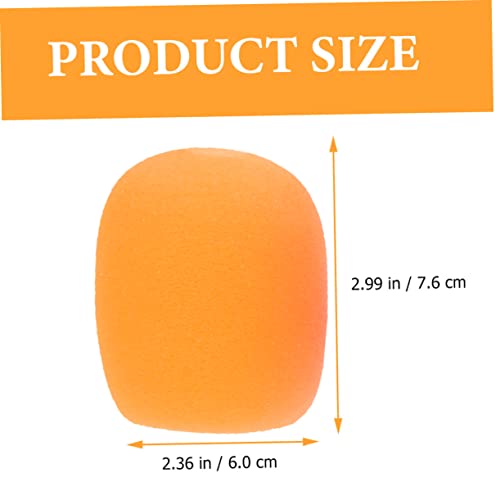 KOMBIUDA 10 Pçs Estojo De Microfone Estojo Protetor De Microfone De Mão Espuma Capa De Esponja Para