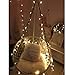 Sonyabecca LED Hanging Chair Light Up Macrame Hammock Chair with 39FT LED Light for Indoor/Outdoor Home Patio Deck Yard Garden Reading Leisure Lounging Large Size(65x85cm)(Not Included Stand)
