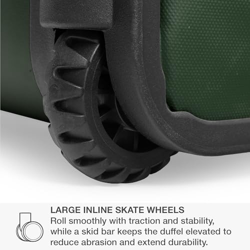 Traveler's Choice Wheeled Duffel, Dark Green, Carry-On 21-Inch, Wheeled Duffel by Traveler's Choice - Image 6