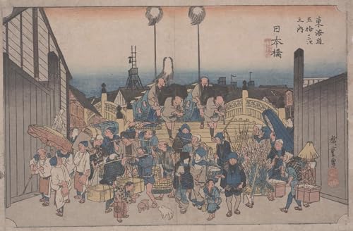 Scène du matin par Utagawa Hiroshige grand tableau 60x90cm pour masquer un mur blanc